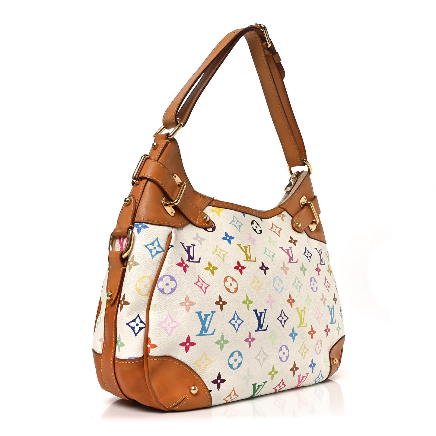 Monogram Multicolor Greta White