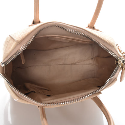 Givenchy Nubuck Crocodile Embossed Small Antigona Beige 5 of 8