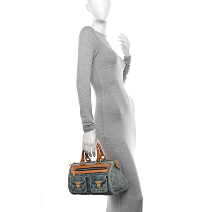 Louis Vuitton Monogram Denim Neo Speedy Blue 2 of 18