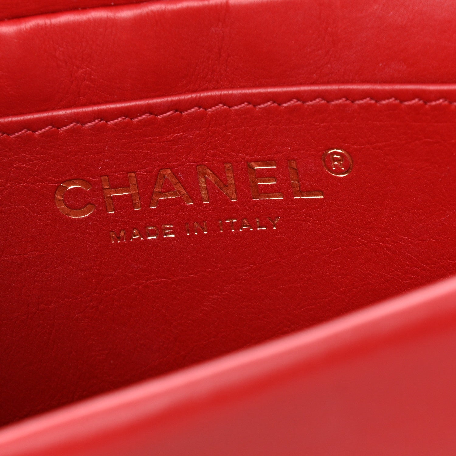 Chanel Calfskin Quilted Mini Nailed CC Flap Bag Red 6 of 11