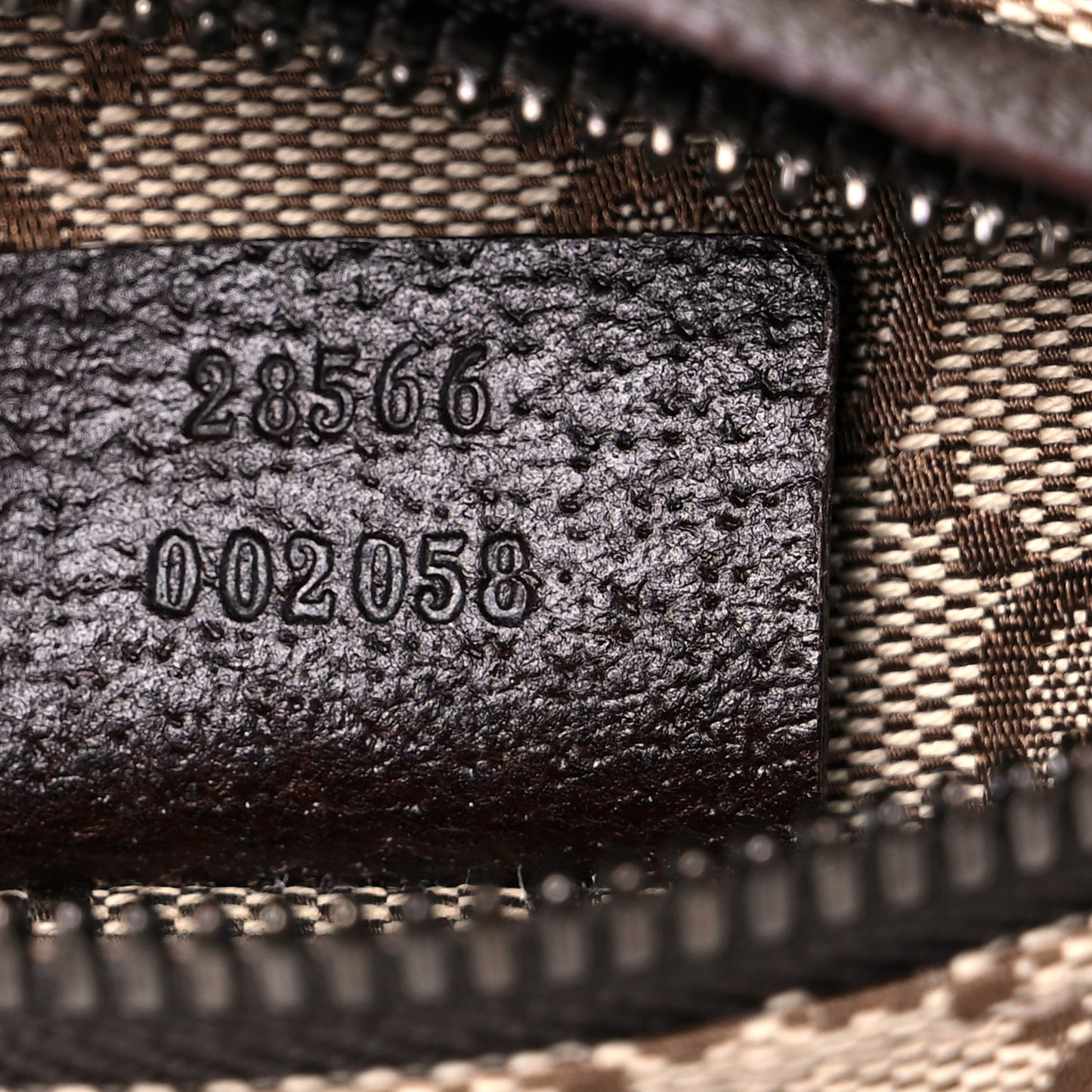 GG Monogram Web Double Pocket Belt Bag Dark Brown
