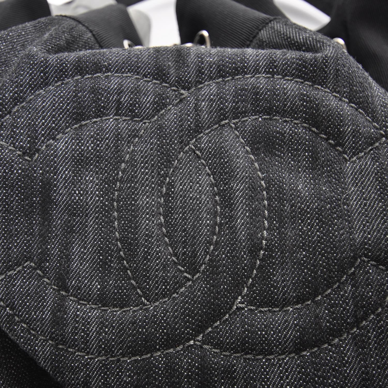 Chanel Denim Stretch Spirit Cabas Tote 10 of 10