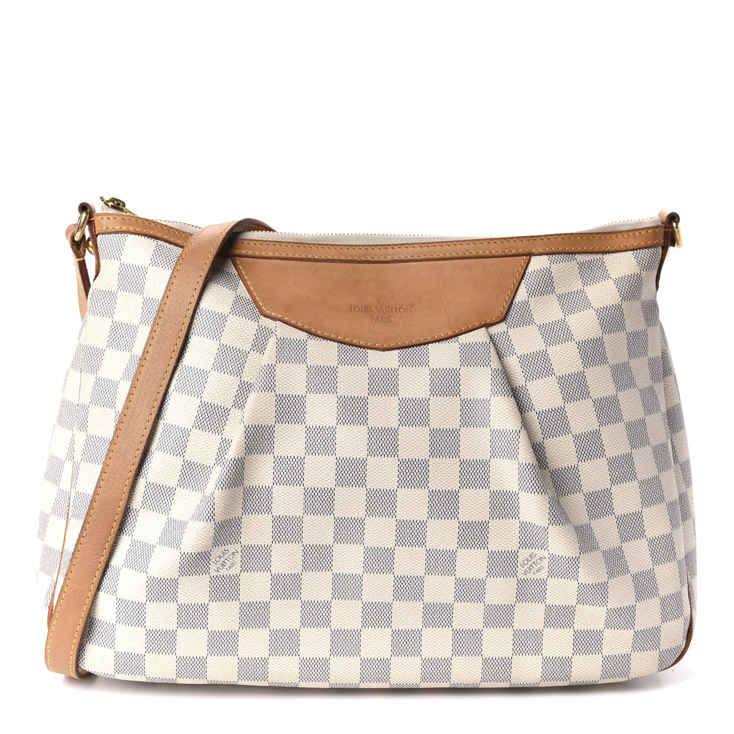 Louis Vuitton Damier Azur Siracusa MM 2 of 12