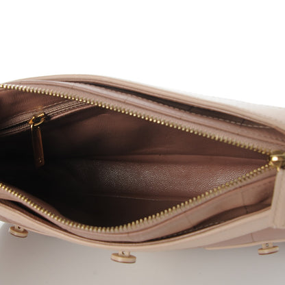 Chanel Calfskin Quilted Small Girl Shoulder Bag Beige 5 of 7