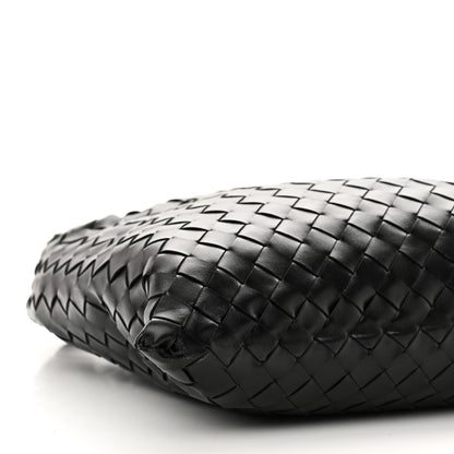 Bottega Veneta Calfskin Intrecciato Small Hop Black 8 of 9