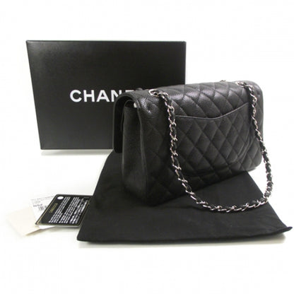 Chanel Caviar Quilted Medium Double Flap Black 3 of 11