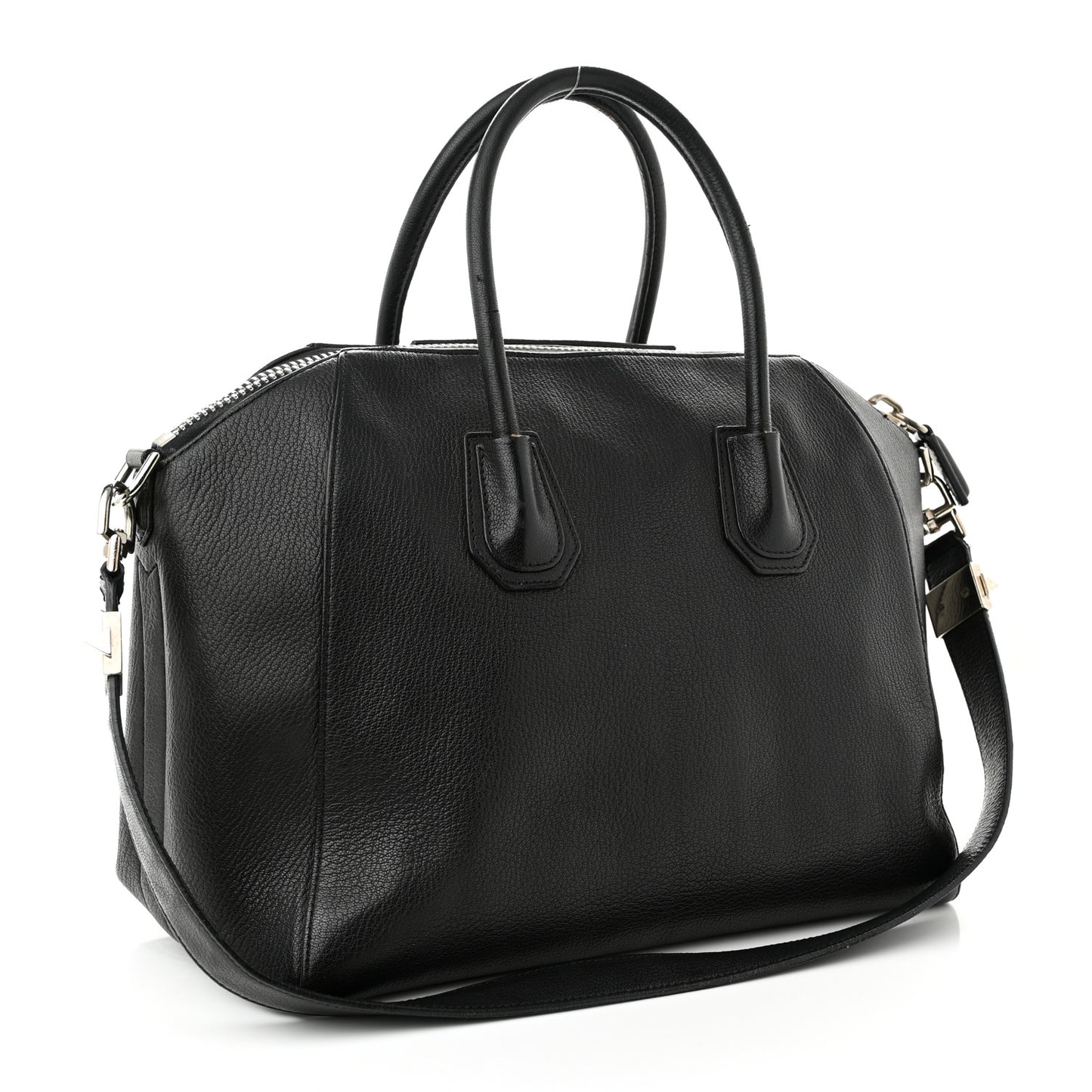 Sugar Goatskin Medium Antigona Black