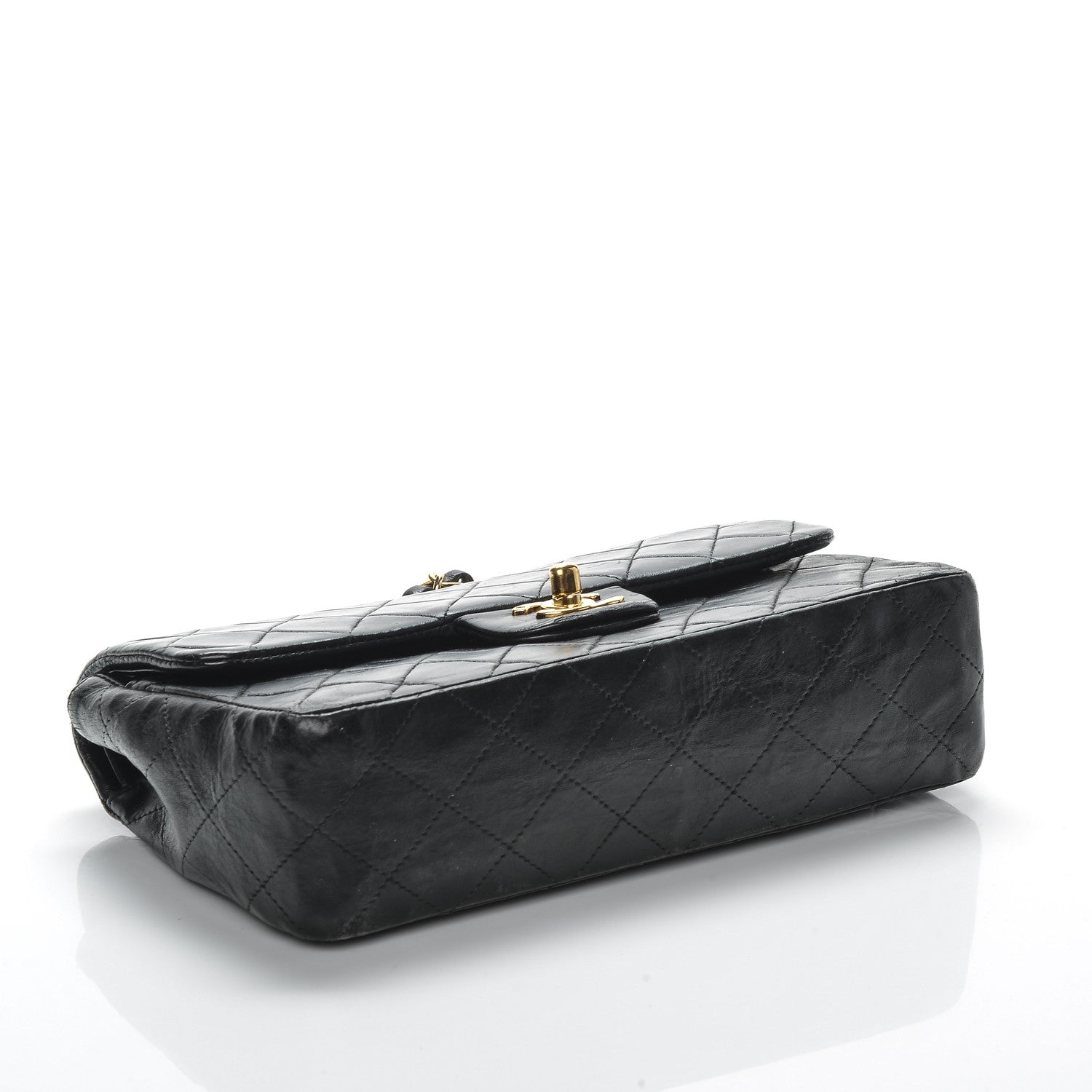 Chanel Lambskin Quilted Small Double Flap Black 4 of 9