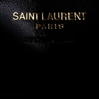 Saint Laurent Grain De Poudre Matelasse Monogram Mini Lou Camera Bag Black 7 of 12