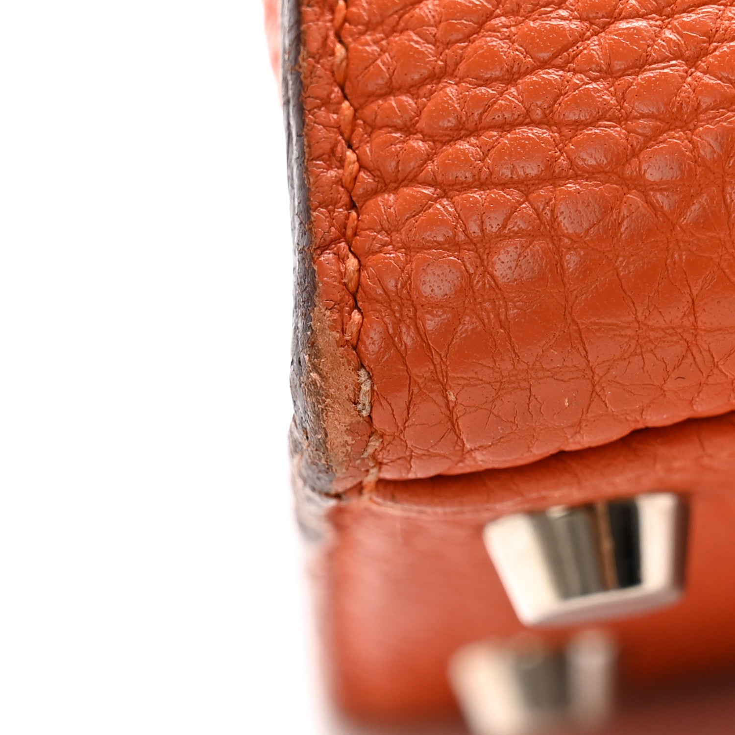 Hermes Togo Kelly Sellier 35 Orange 12 of 15