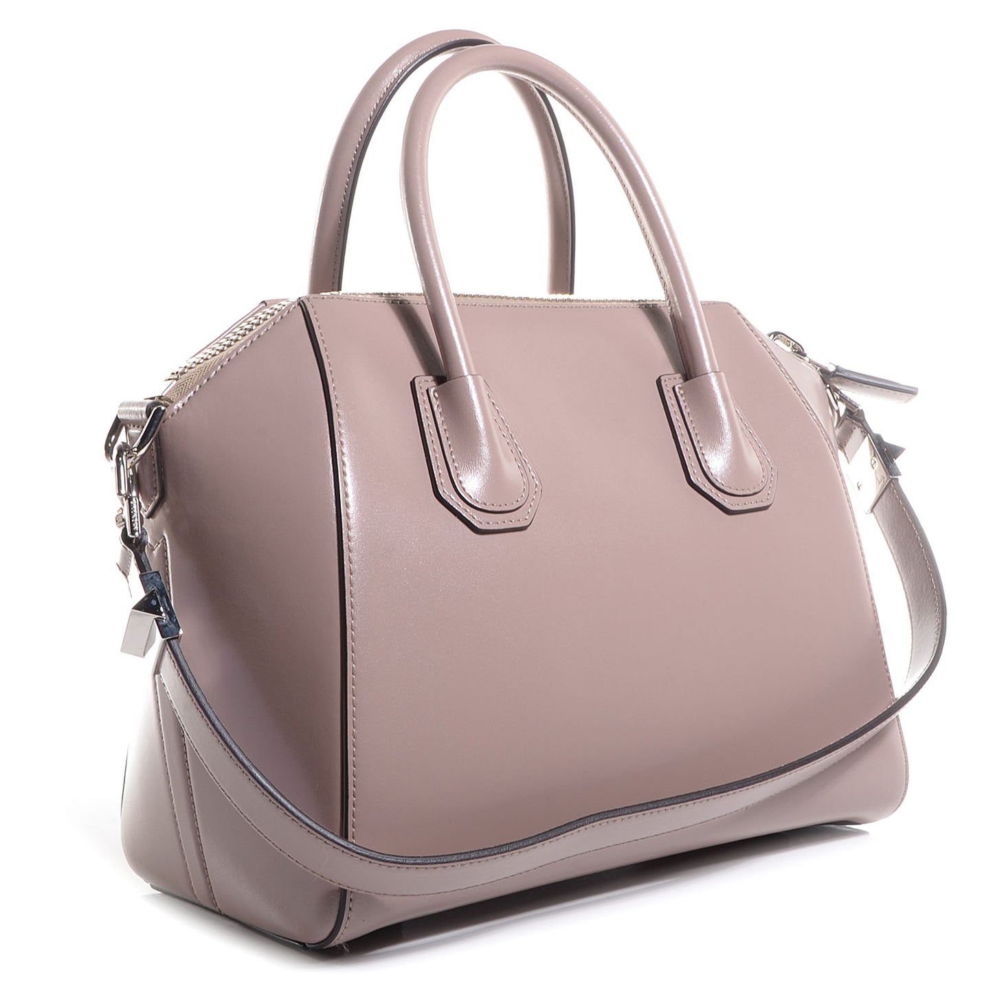 Smooth Calfskin Small Antigona Linen