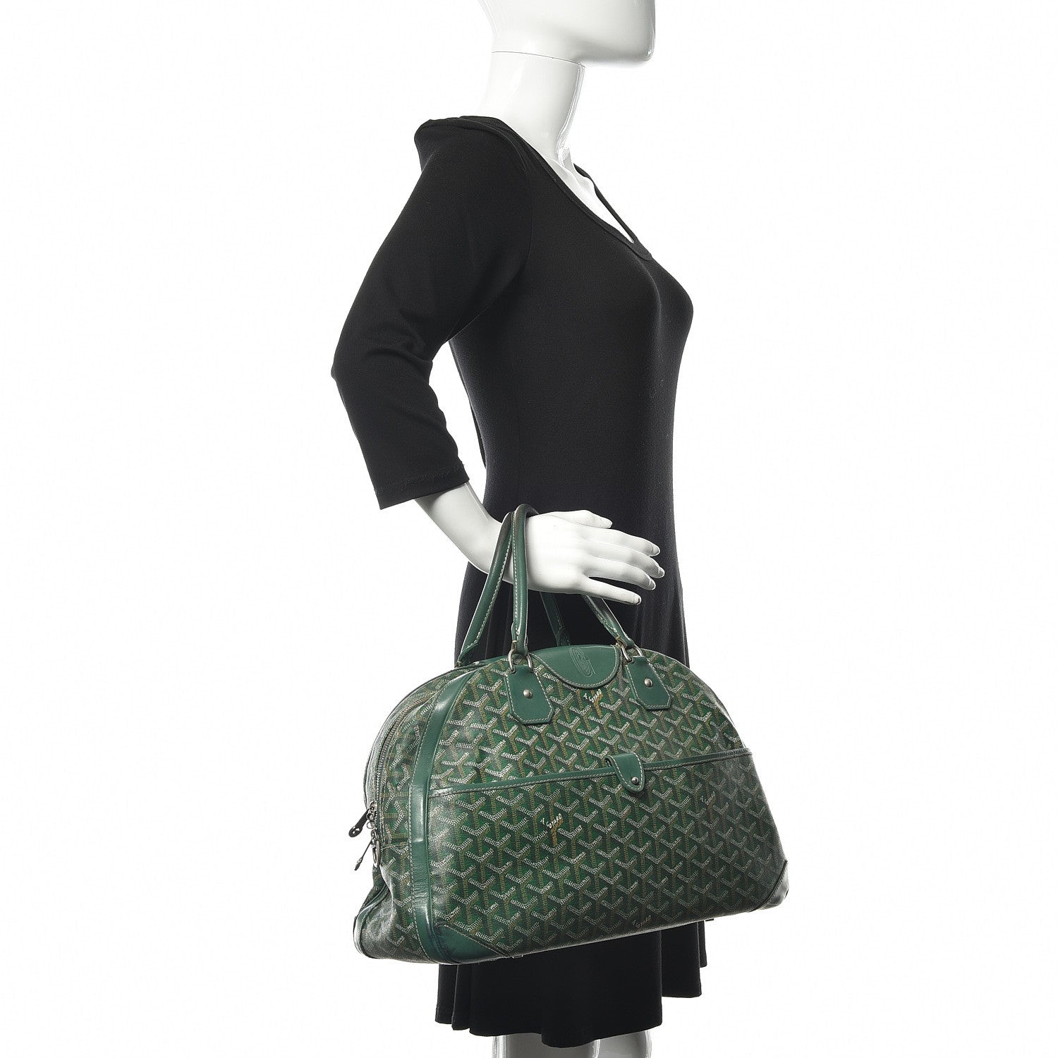 Goyard Goyardine Saint Jeanne GM Bowler Green 2 of 11