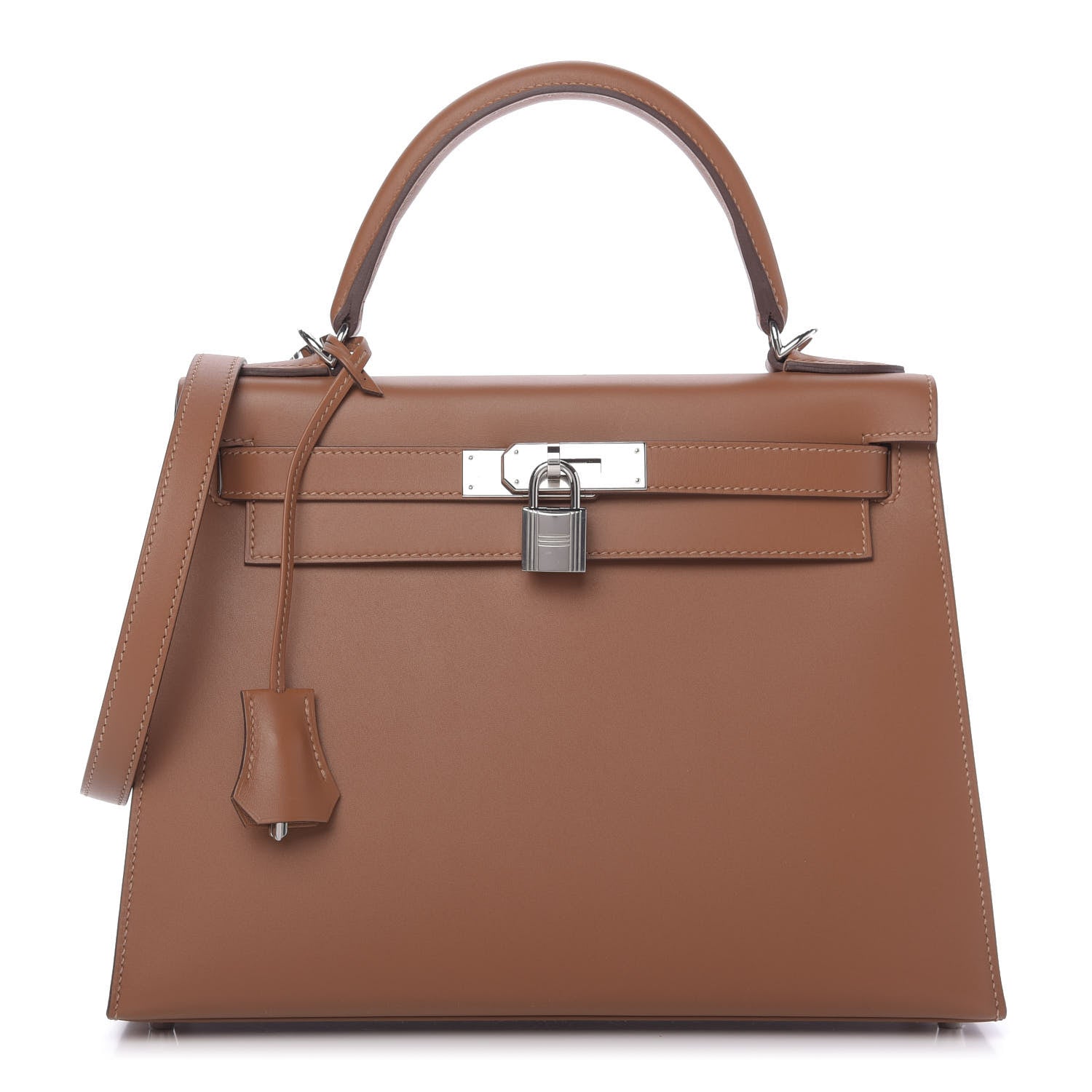 Hermes Veau Monsieur Kelly Sellier 28 Gold 1 of 10