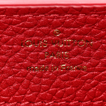 Louis Vuitton Taurillon Mini Capucines Scarlet 6 of 8