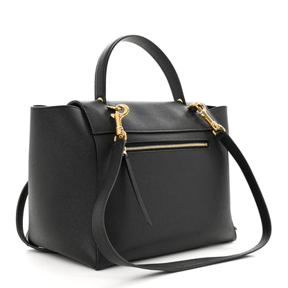 Celine Grained Calfskin Mini Belt Bag Black 3 of 12