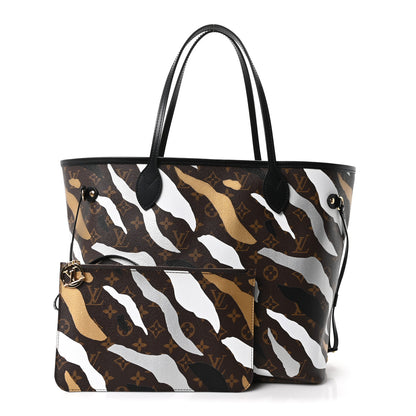 Louis Vuitton X LOL Monogram Neverfull MM Gold Silver 3 of 10