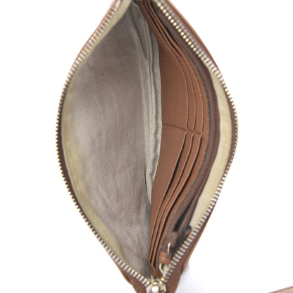 Gucci Pebbled Calfskin Soho Wristlet Camelia 5 of 14