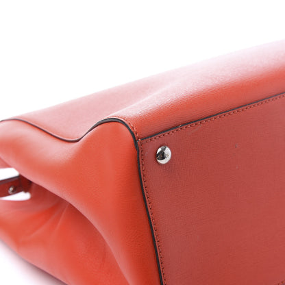 Fendi Vitello Elite Regular 2Jours Tote Papavero 9 of 11