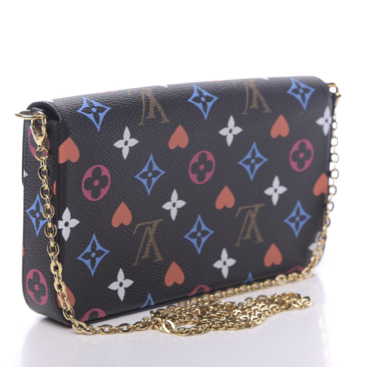 Game On Felicie Chain Wallet Black