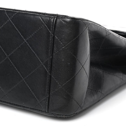 Chanel Lambskin Quilted XL Jumbo Single Flap Black 6 of 12