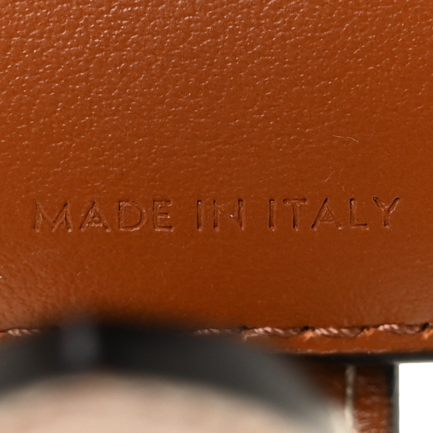 Celine Canvas Triomphe Medium Strap Wallet Tan 6 of 9