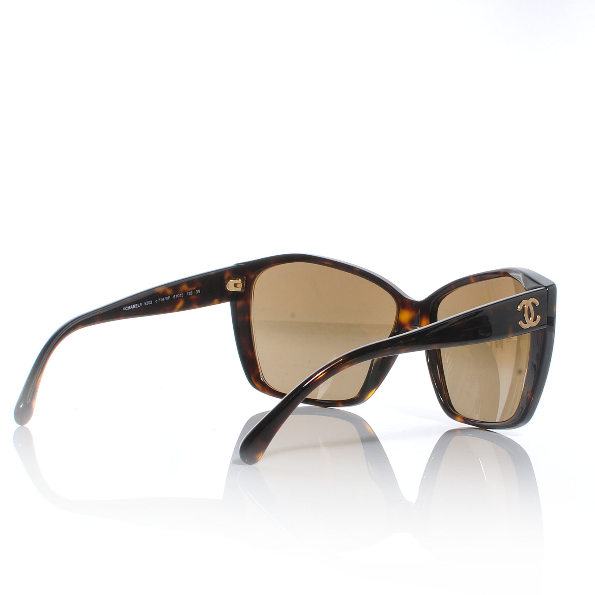 Chanel Acetate CC Sunglasses 5203 Tortoiseshell 2 of 5
