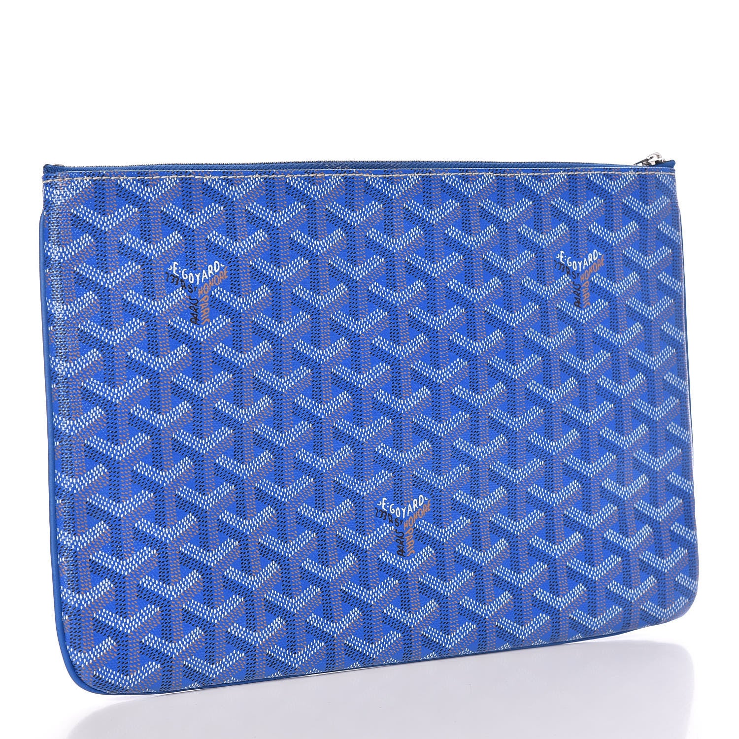 Goyard Goyardine Senat Pochette MM Sky Blue 3 of 9