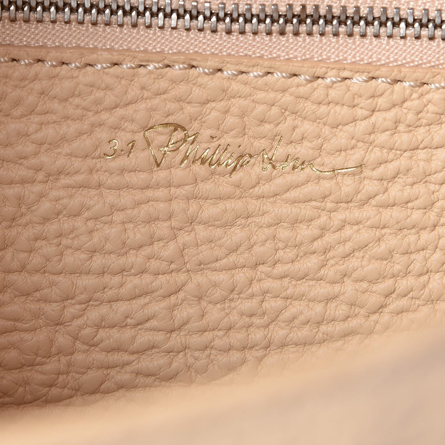 3.1 Textured Calfskin Medium Pashli Satchel Buff