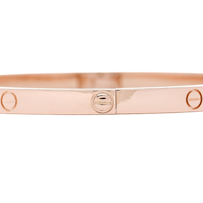 Cartier 18K Pink Gold Small LOVE Bracelet 16 3 of 8