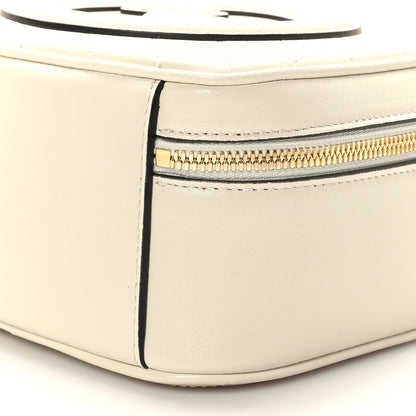 Gucci Sakai Be Green Calfskin Diagonal Stitched Blondie Top Handle Bag Mystic White 10 of 10