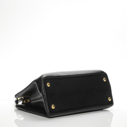 Louis Vuitton Taurillon Capucines MM Black 4 of 6