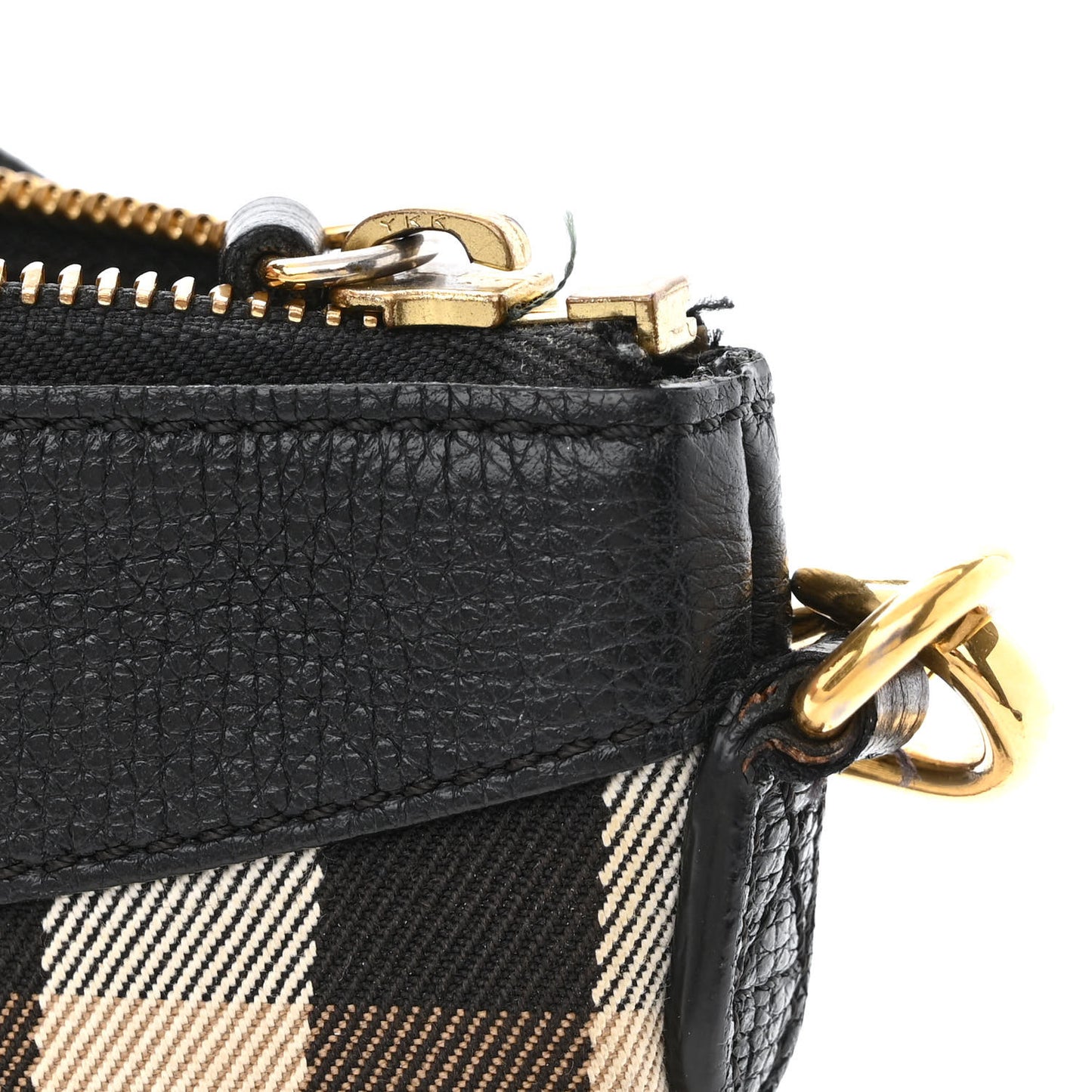 House Check Derby Peyton Crossbody Clutch Bag Black
