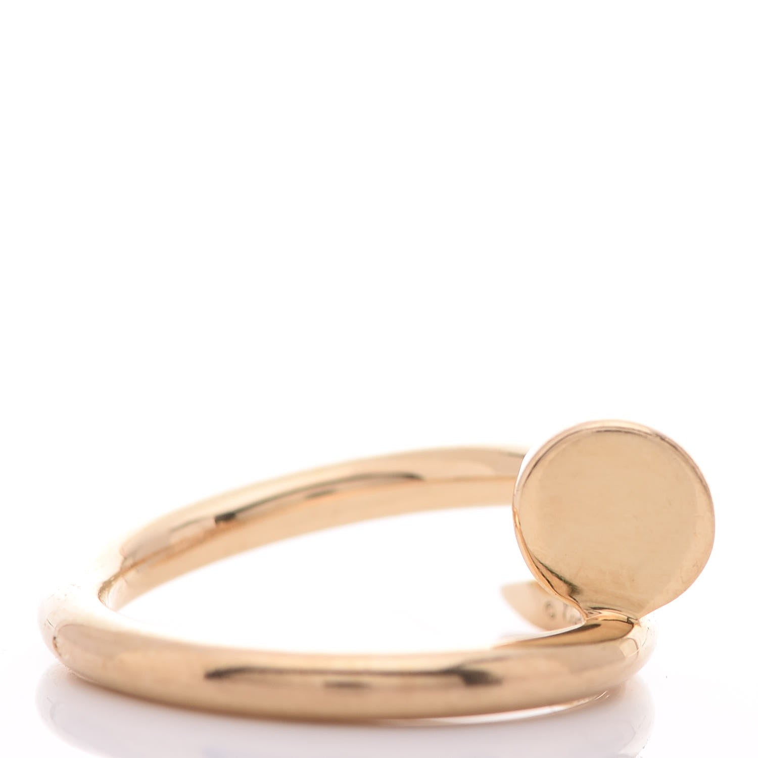 Cartier 18K Yellow Gold Juste Un Clou Ring 53 6.25 4 of 7