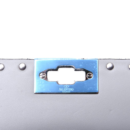 Valentino Garavani Glitter Mini Rockstud Spike Shoulder Bag Silver 11 of 13