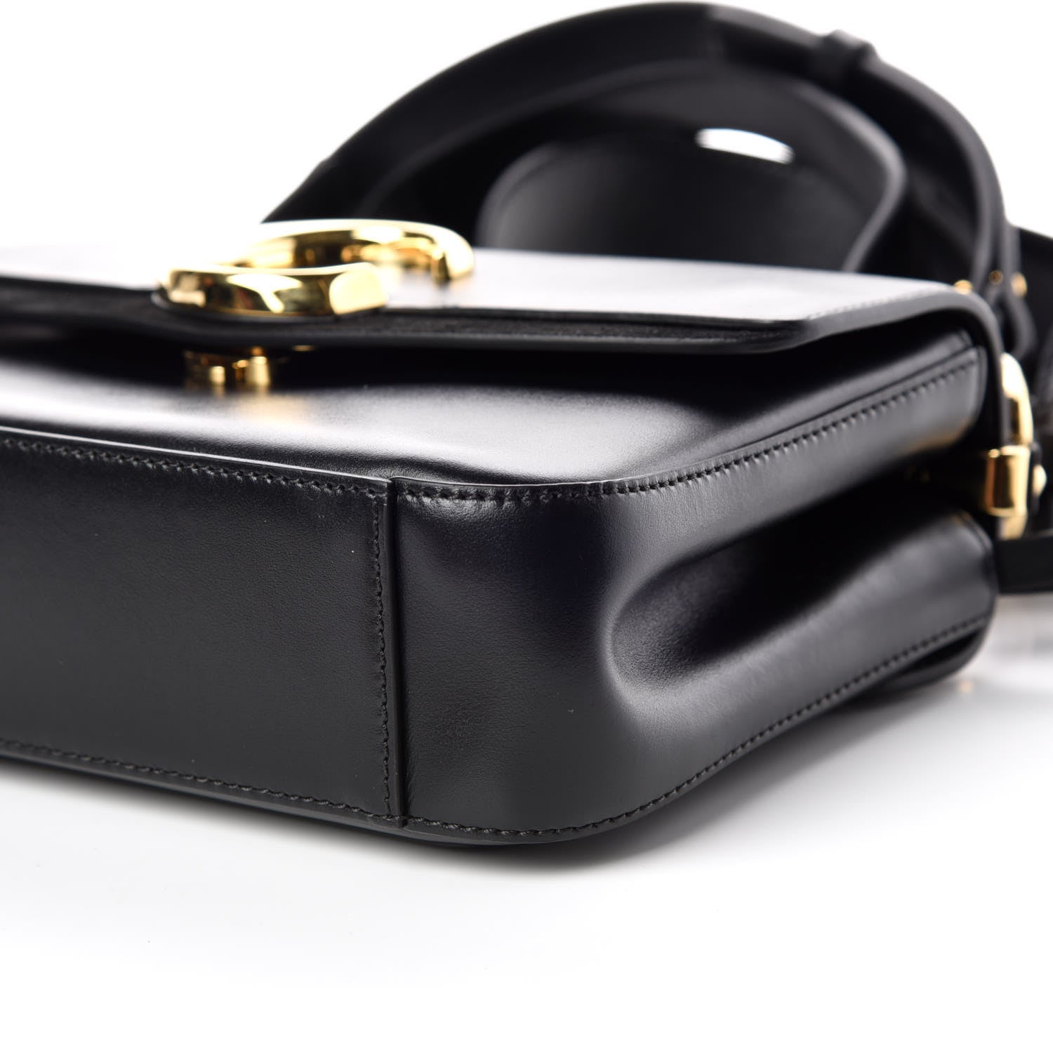 Chloe Calfskin Small C Double Carry Black 7 of 10