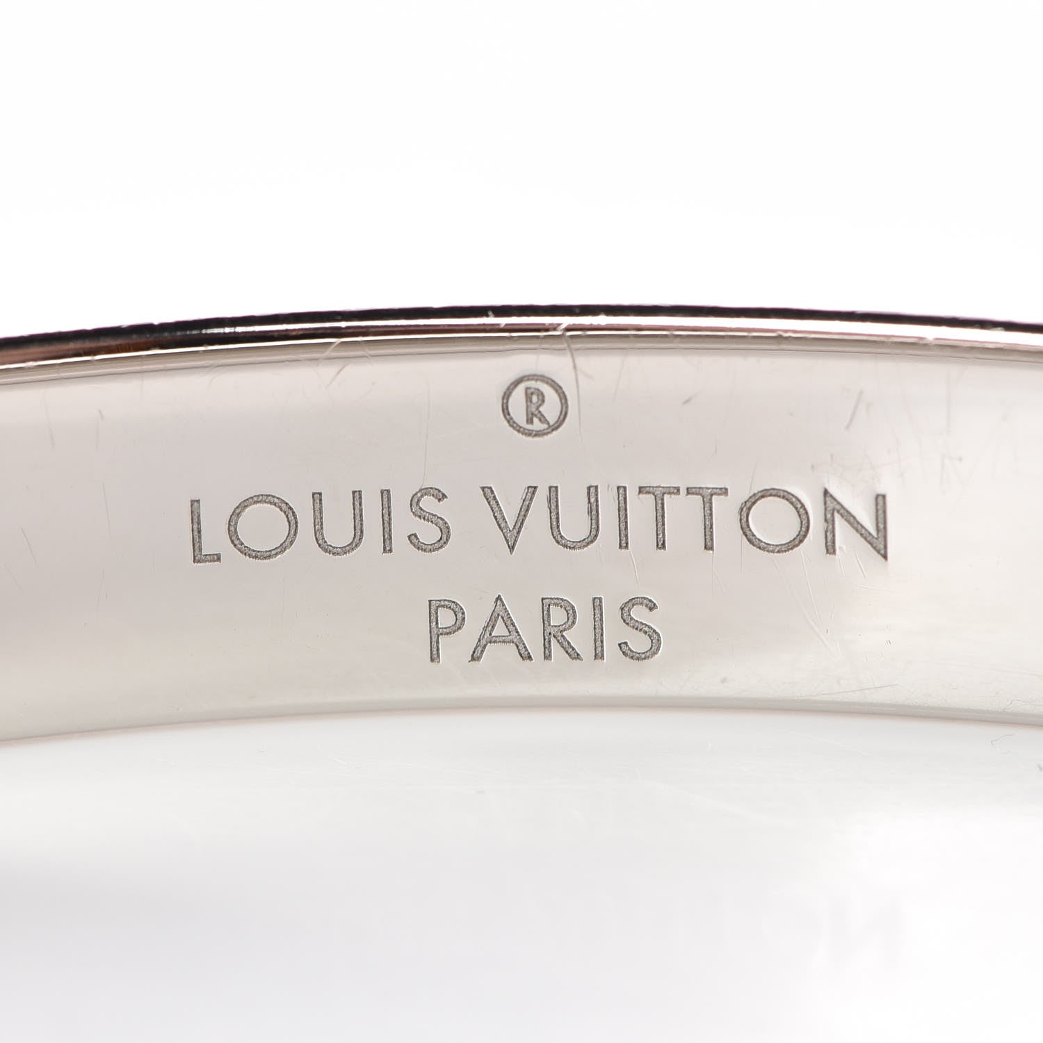 Louis Vuitton Palladium Monogram Nanogram Cuff M 4 of 6