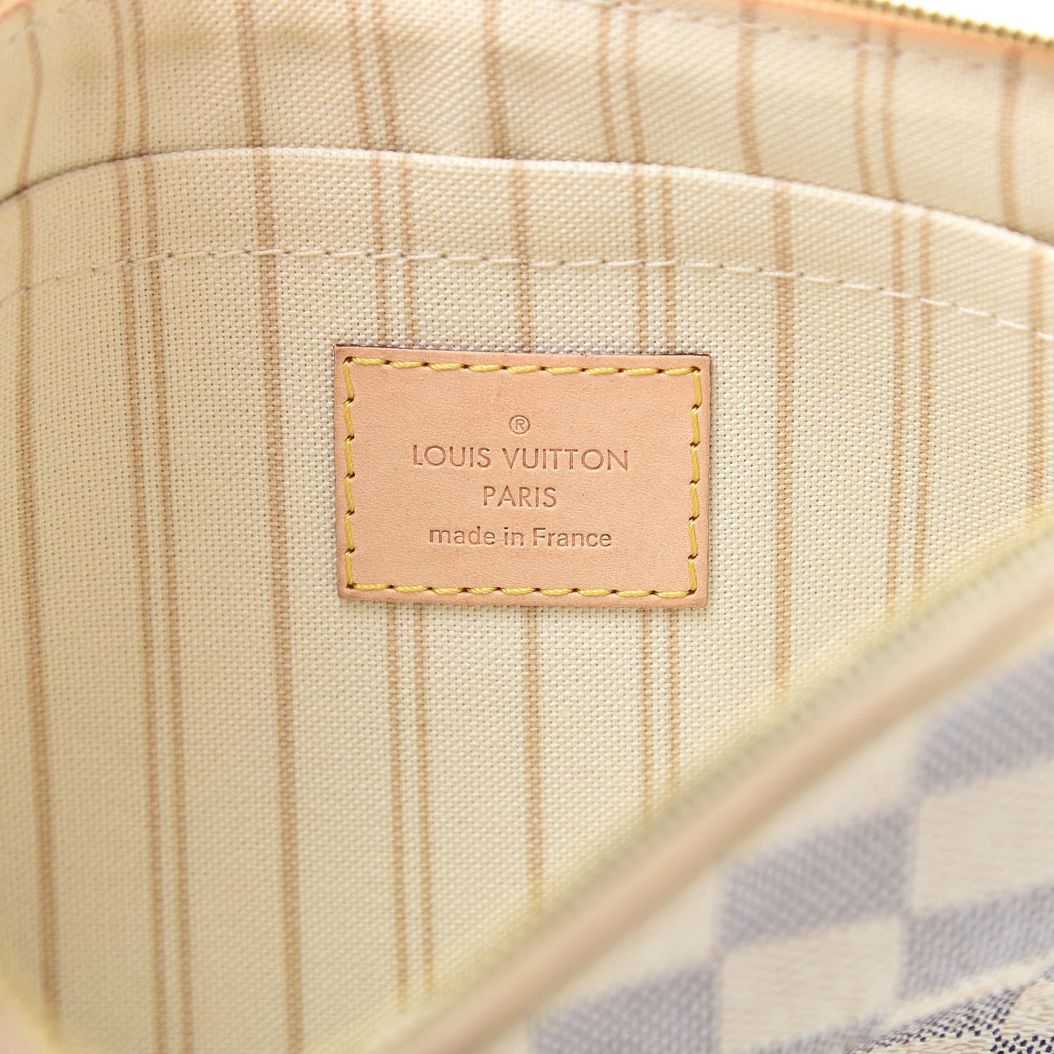 Louis Vuitton Damier Azur Neverfull MM GM Pochette 6 of 8