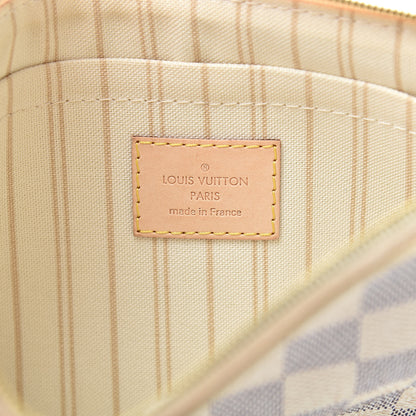 Louis Vuitton Damier Azur Neverfull MM GM Pochette 6 of 8