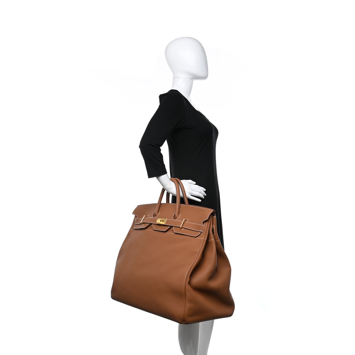 Togo Horseshoe HAC Travel Birkin 50 Gold