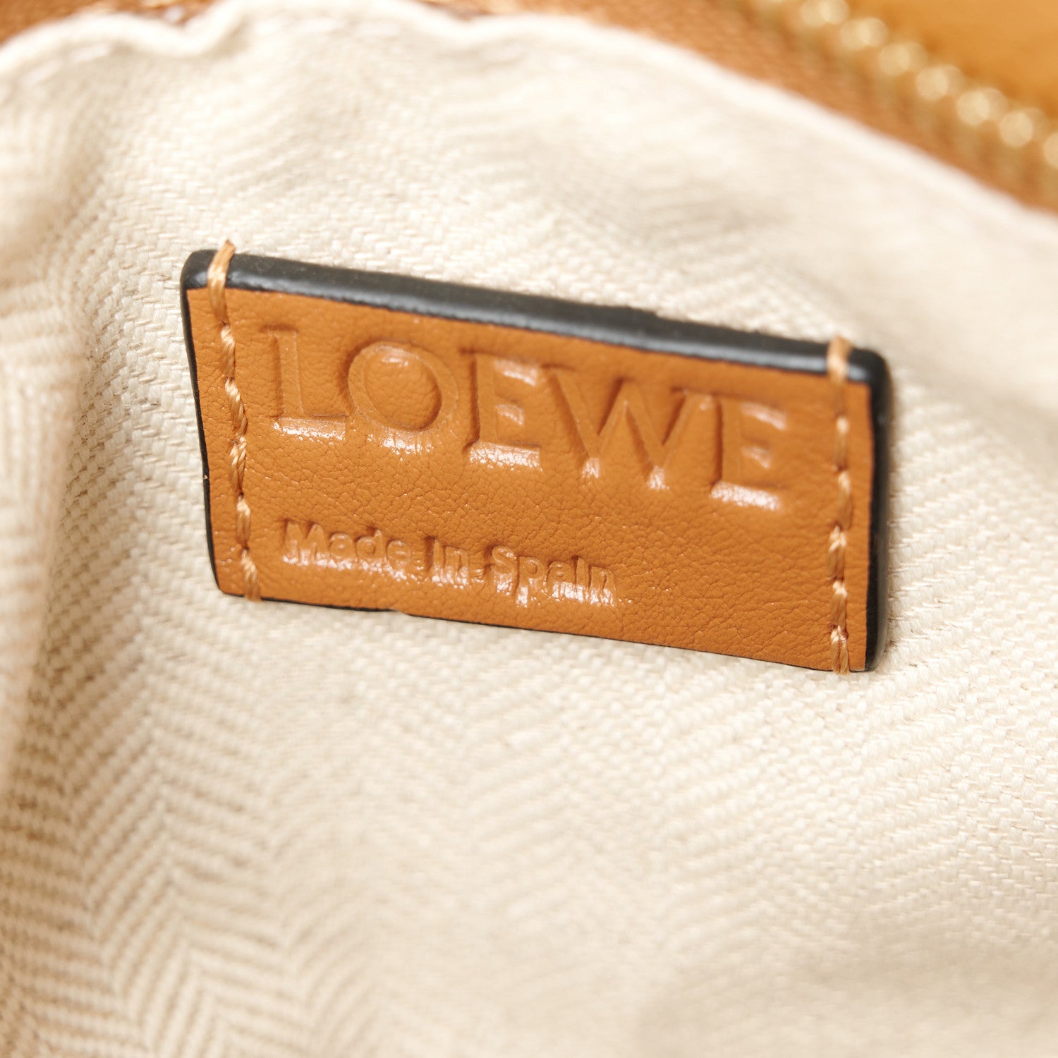 Loewe Calfskin Medium Puzzle Bag Tan 6 of 10