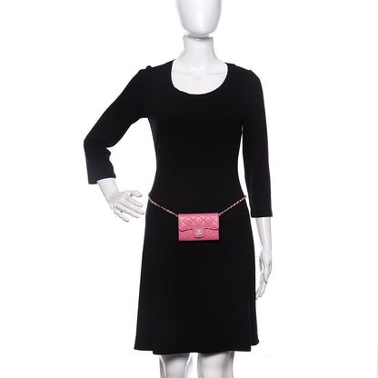 Chanel Caviar Quilted Belt Bag Pink 2 of 11
