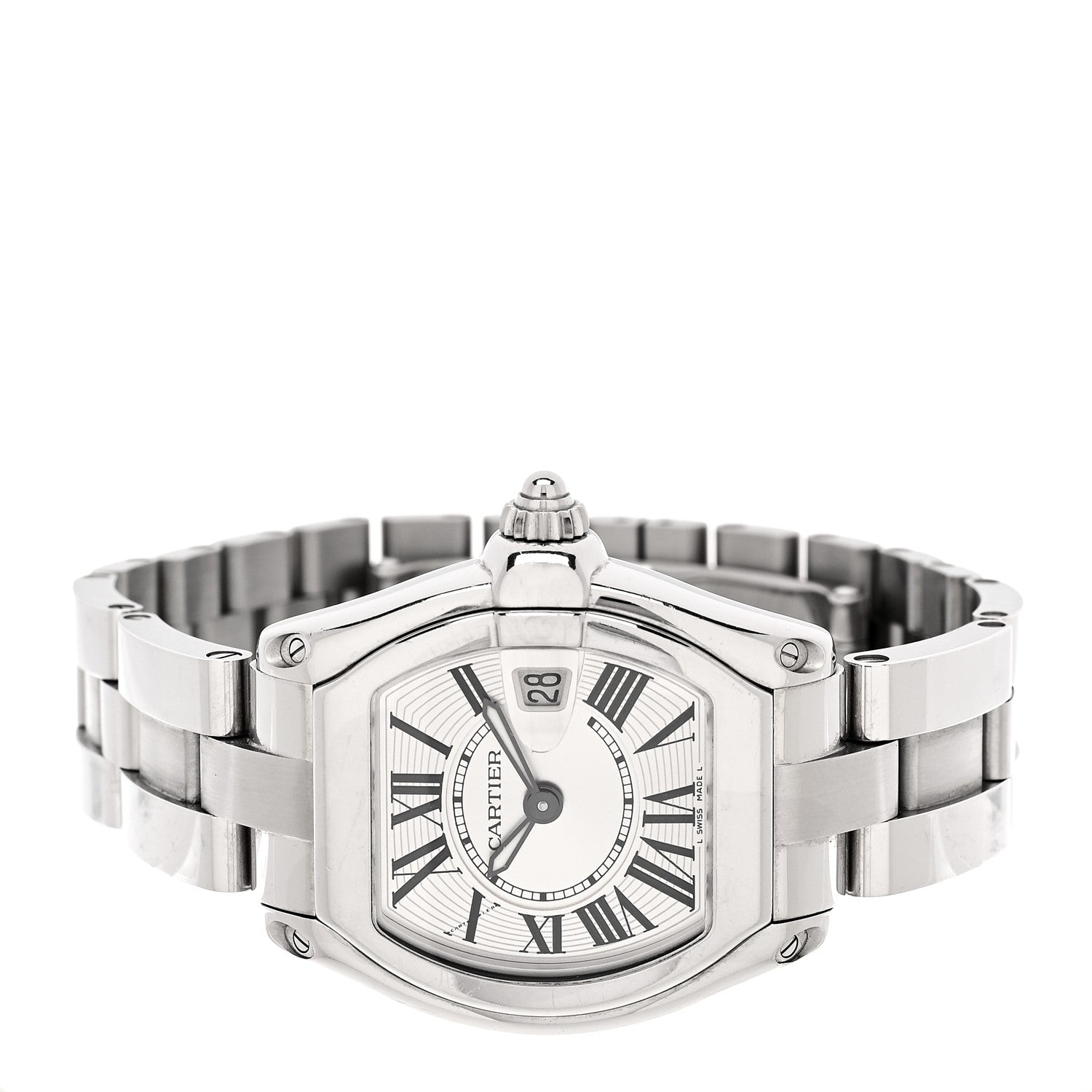Cartier Stainless Steel 31mm Roadster Quartz Watch 2 of 4