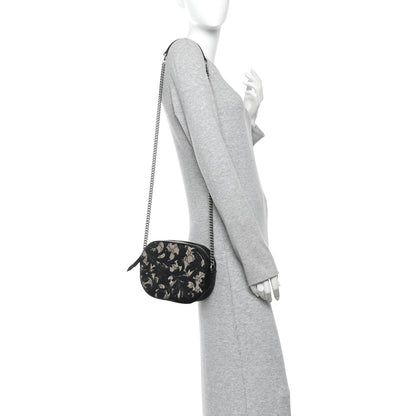 Gucci GG Supreme Monogram Arabesque Mini Chain Shoulder Bag Beige Black 2 of 11