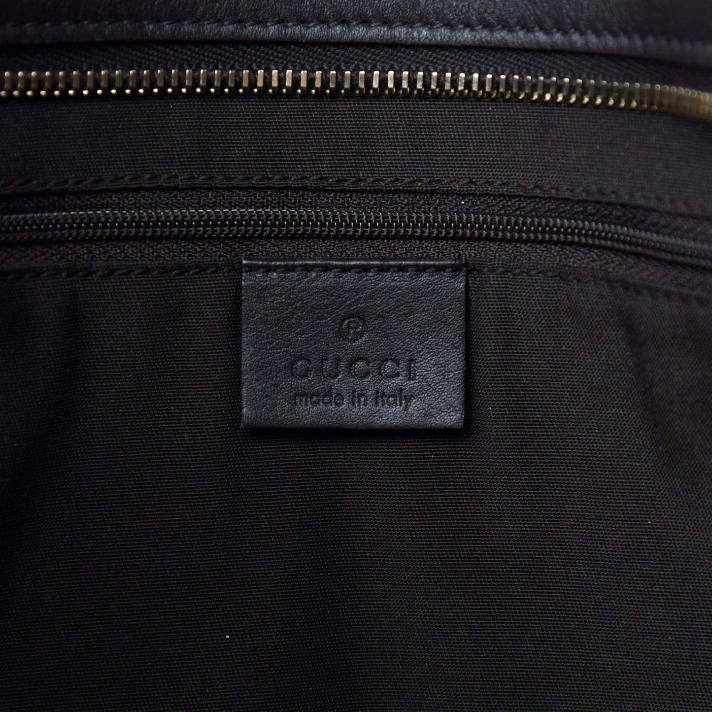 GG Supreme Monogram Medium Joy Tote Dark Brown