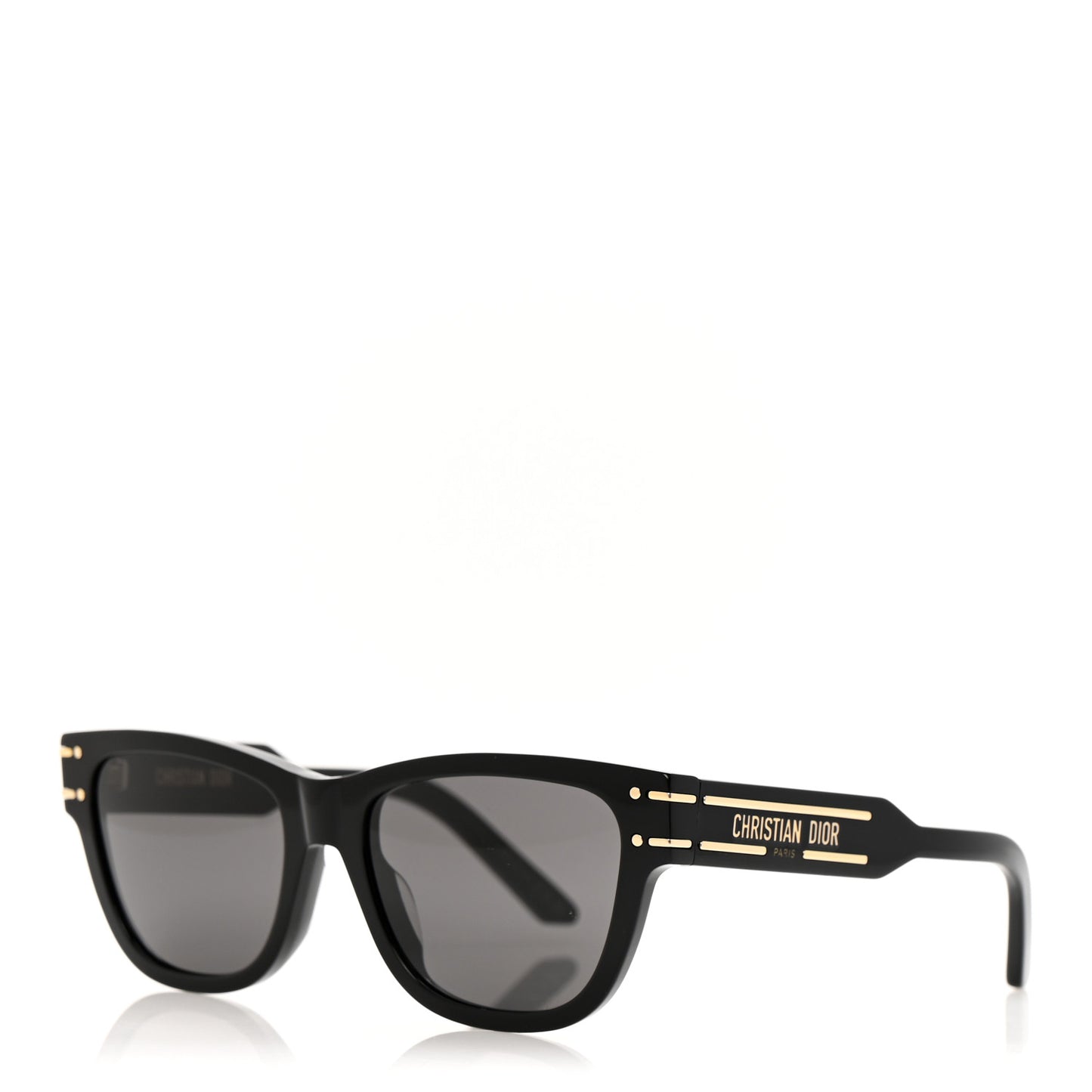 Diorsignature S6U Square Sunglasses Black