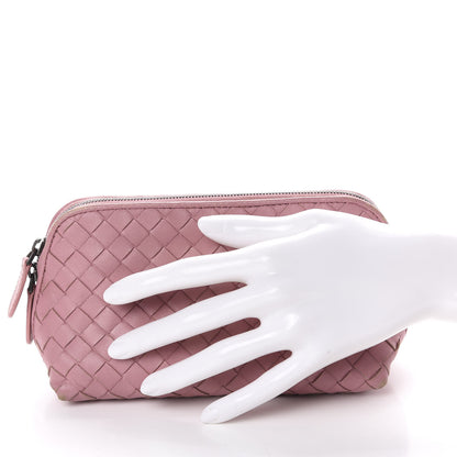 Bottega Veneta Nappa Intrecciato Cosmetic Pouch Watteau 2 of 12