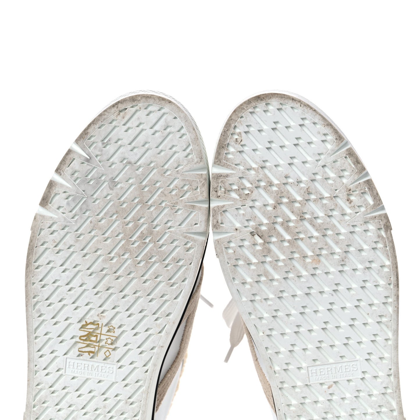 Calfskin Woolskin Dare Sneakers 40 White Ecru
