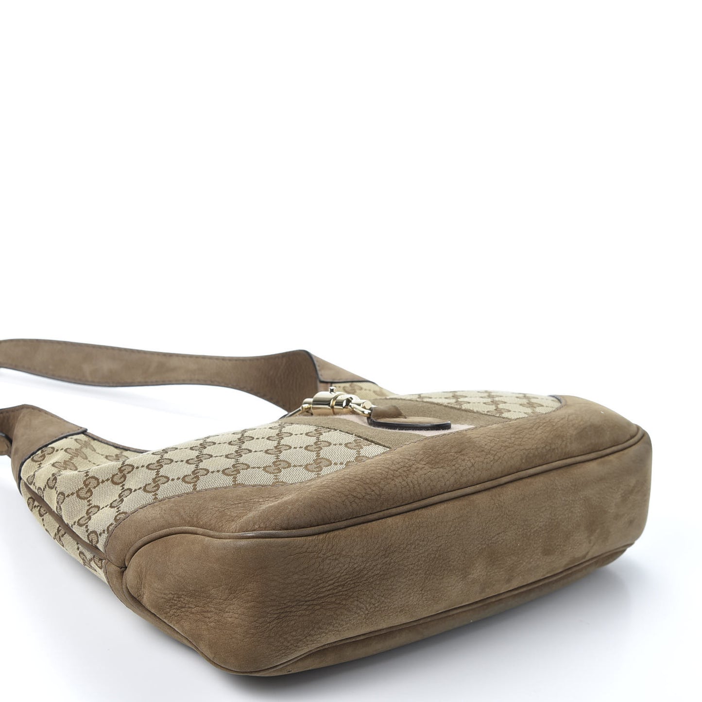Monogram Web Medium Jackie O Hobo Brown