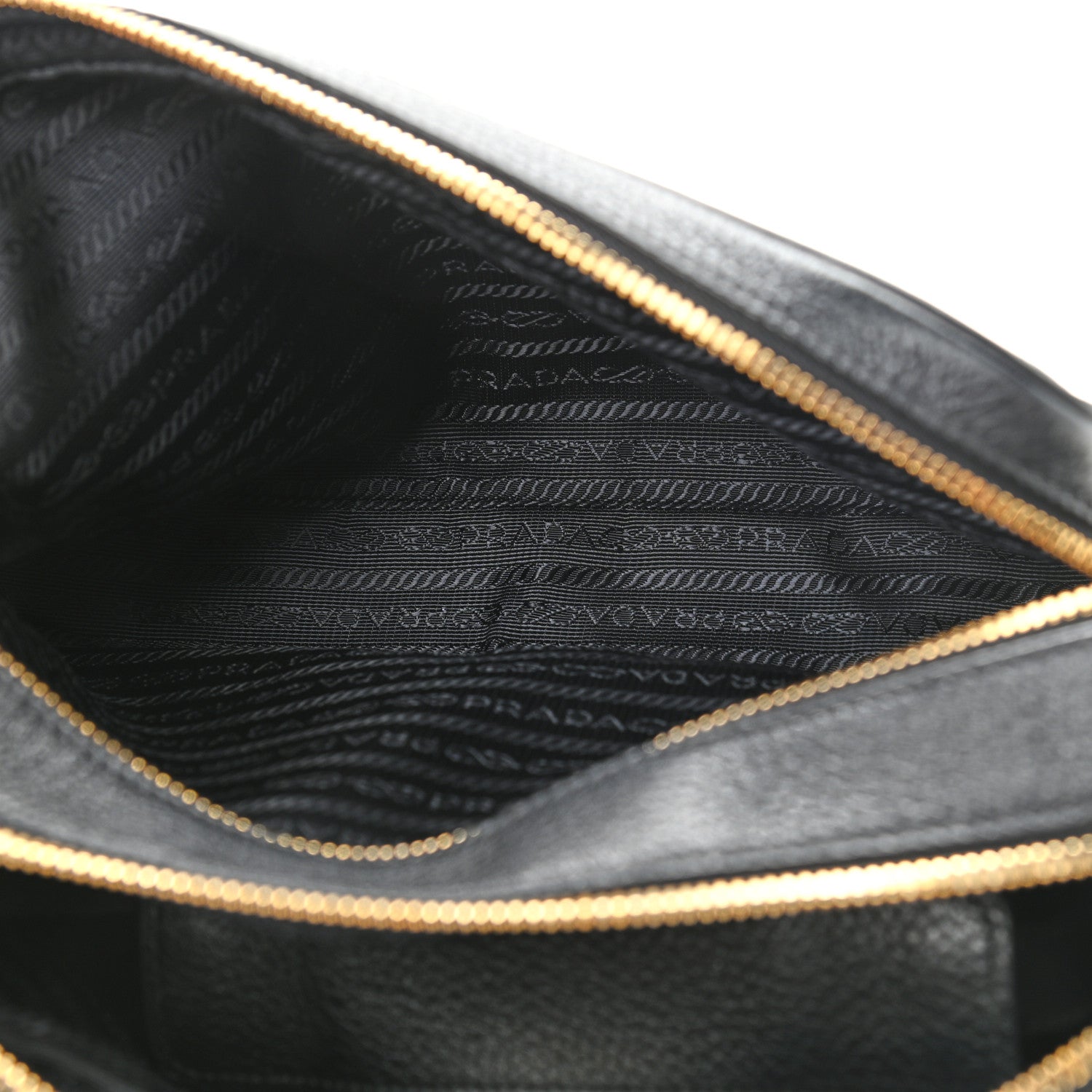 Prada Vitello Phenix Camera Bag Black 5 of 11