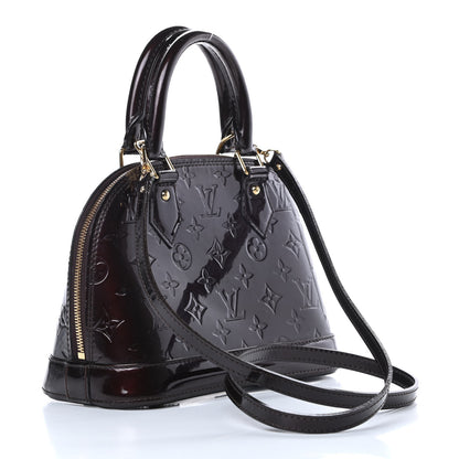 Louis Vuitton Vernis Alma BB Amarante 3 of 11